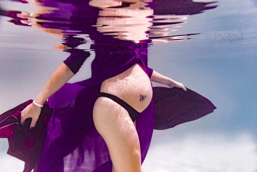 estudio fotografico underwater maternity